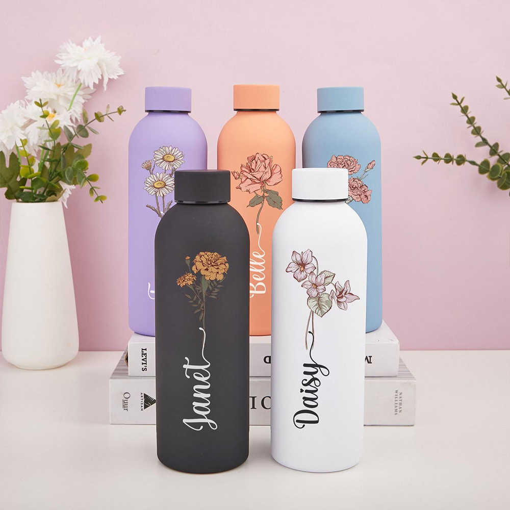 Flask Stainless Steel - Personalizowana butelka na wodę z motywem