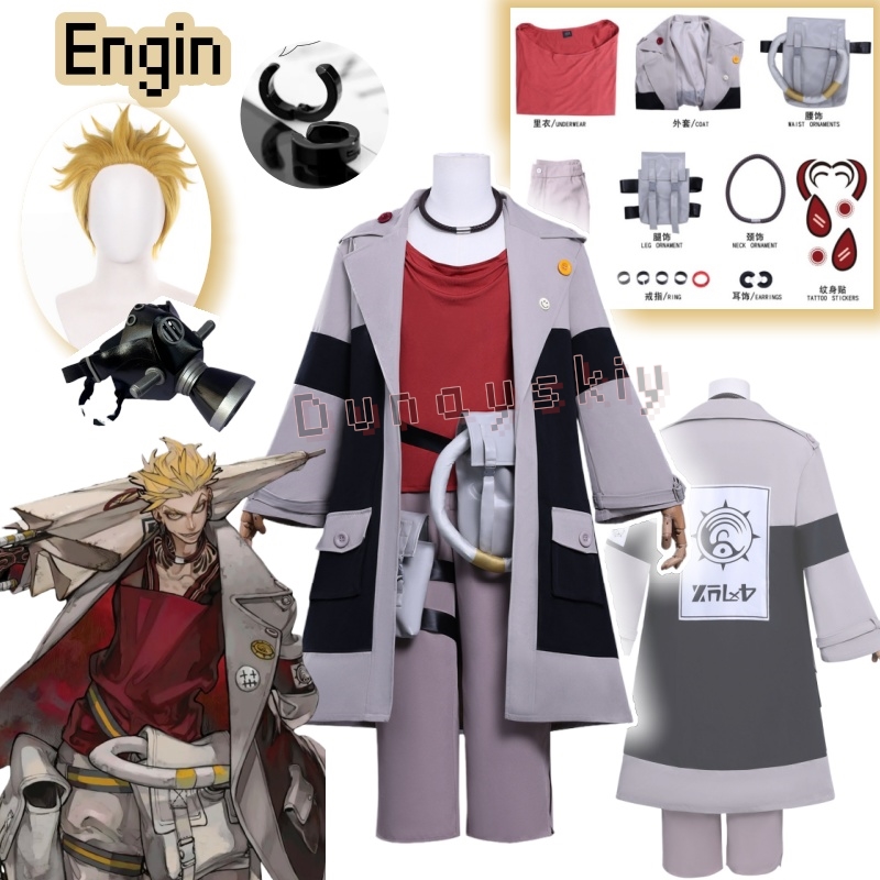 Men Accessories Hk - Kostium Cosplay Anime Gachiakuta Enji z