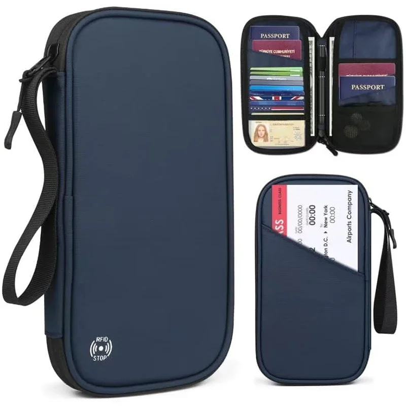 Travel Organizer Men - Lekki pokrowiec na paszport podróżny dla