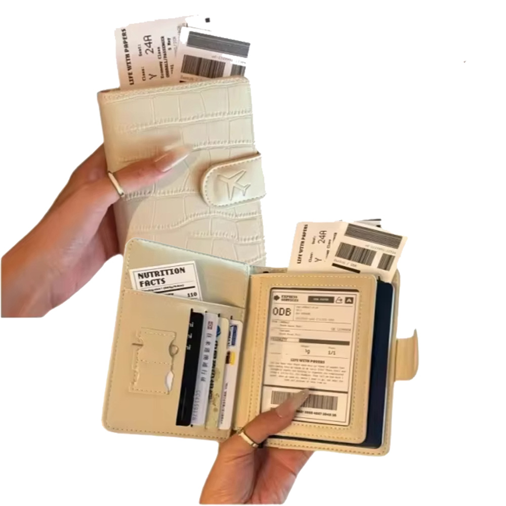 Travel Organizer Men - Etui na paszport ze skóry PU