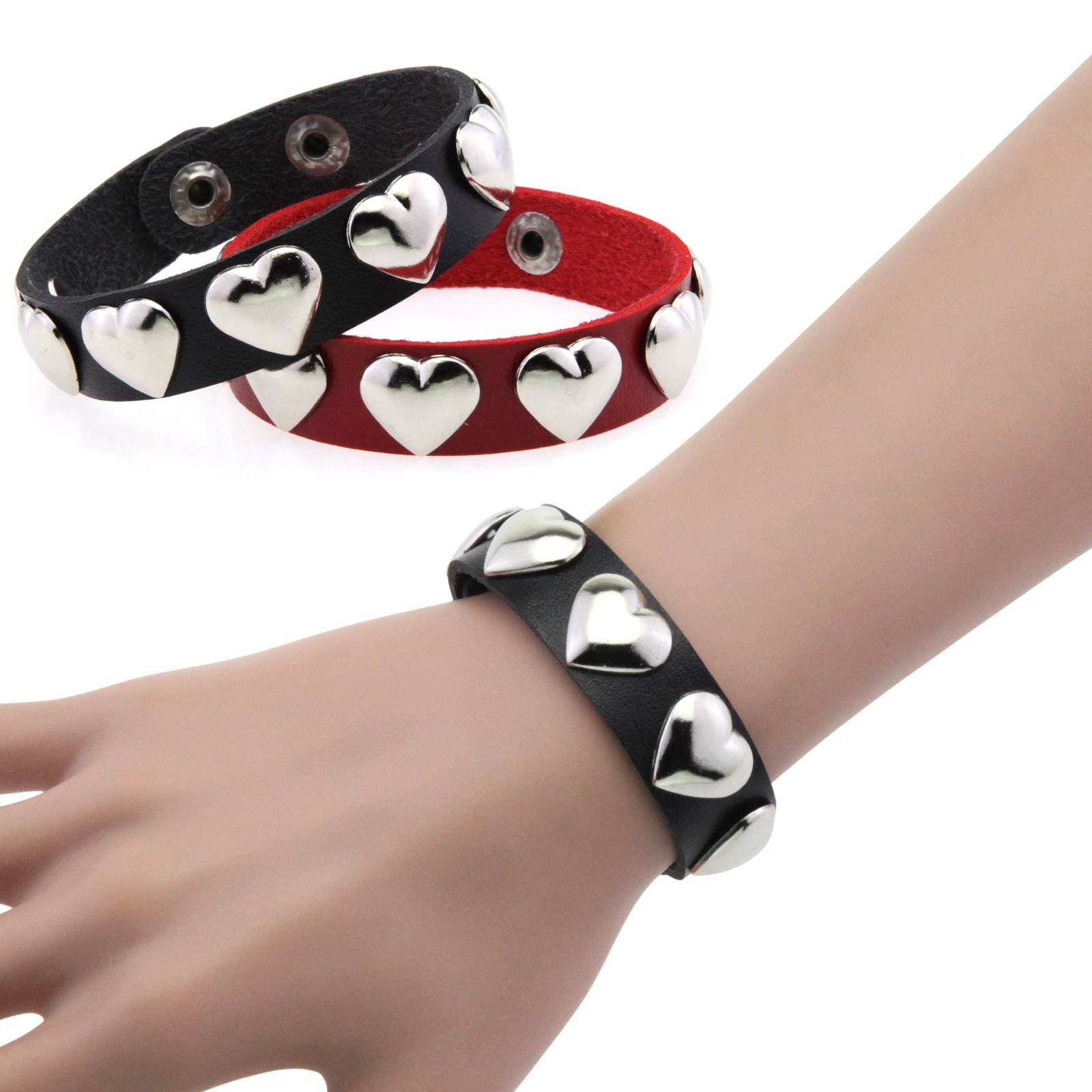 Men'S Accessories Trends 2025 - Bransoletka Heart Punk Cool dla kobiet