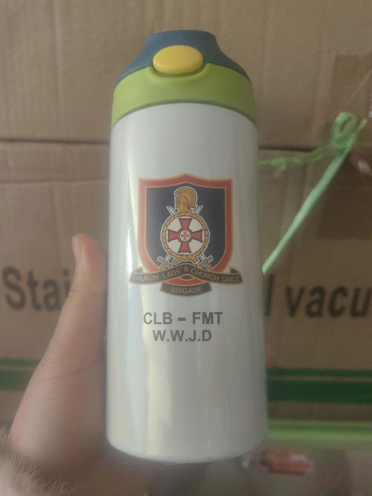 Flask Stainless Steel - Niestandardowe LOGO Pictur12oz Prosty Kubek Sippy