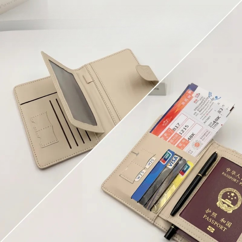 Etui na paszport ze skóry PU d – Travel Organizer Men recenzja i cena