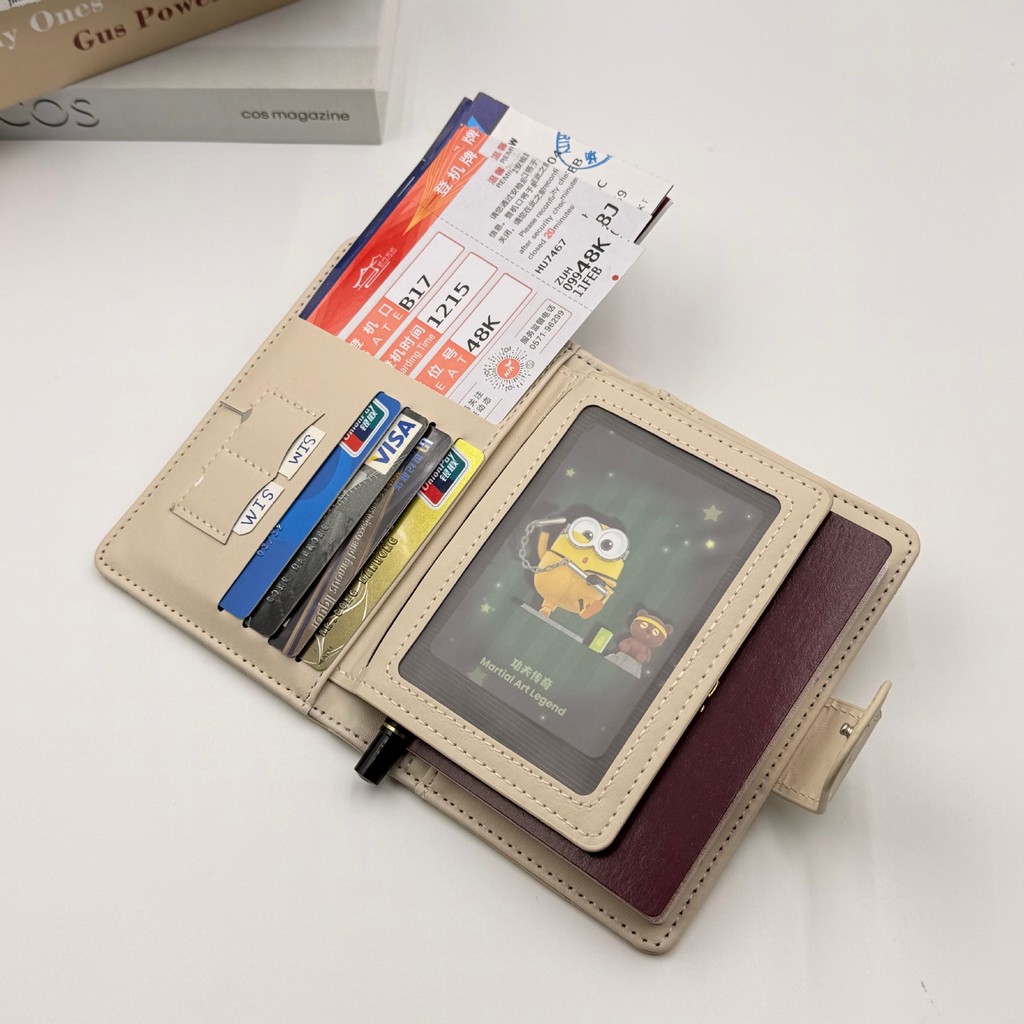Etui na paszport ze skóry PU d – Travel Organizer Men recenzja i cena