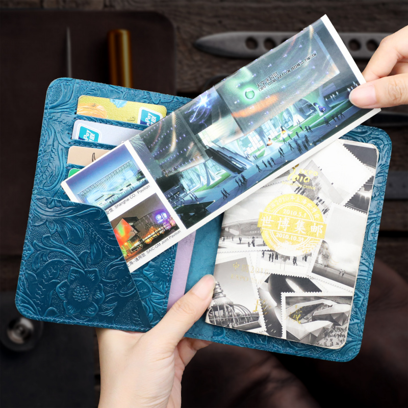 Etui na paszport z prawdziwej  – Travel Organizer Men recenzja i cena