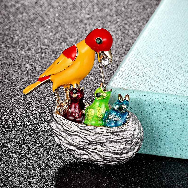 Zlxgirl Emaliowane Broszki z P – Men Accessories Bouquet recenzja i cena