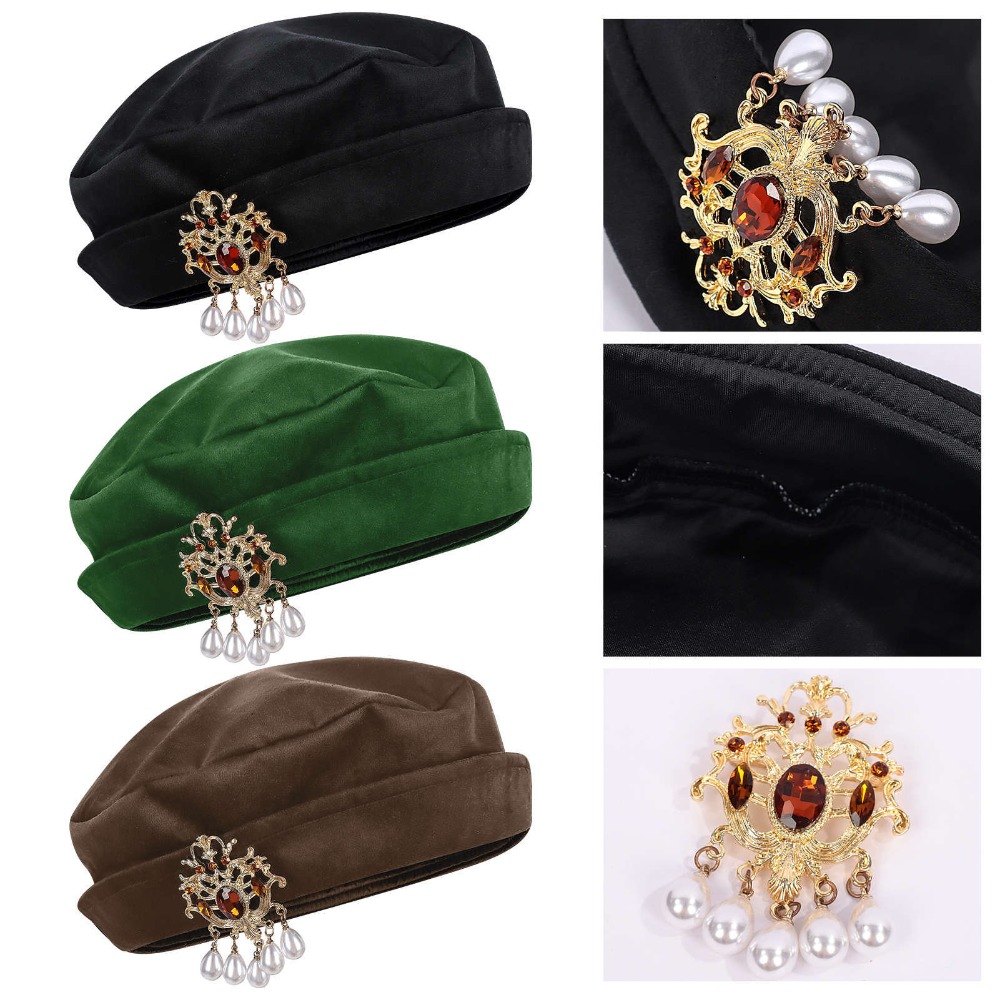 Męski średniowieczny beret tud – Men'S Accessories Vintage recenzja i cena