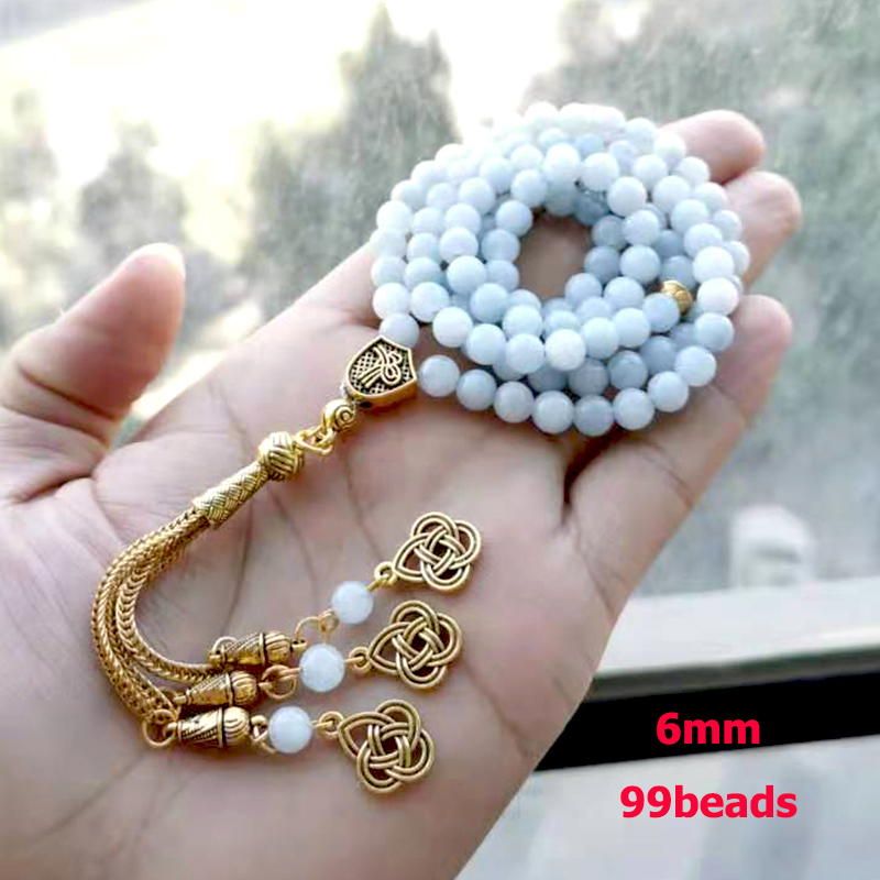 Tasbih naturalne akwamaryny ka – Men Accessories Hk recenzja i cena