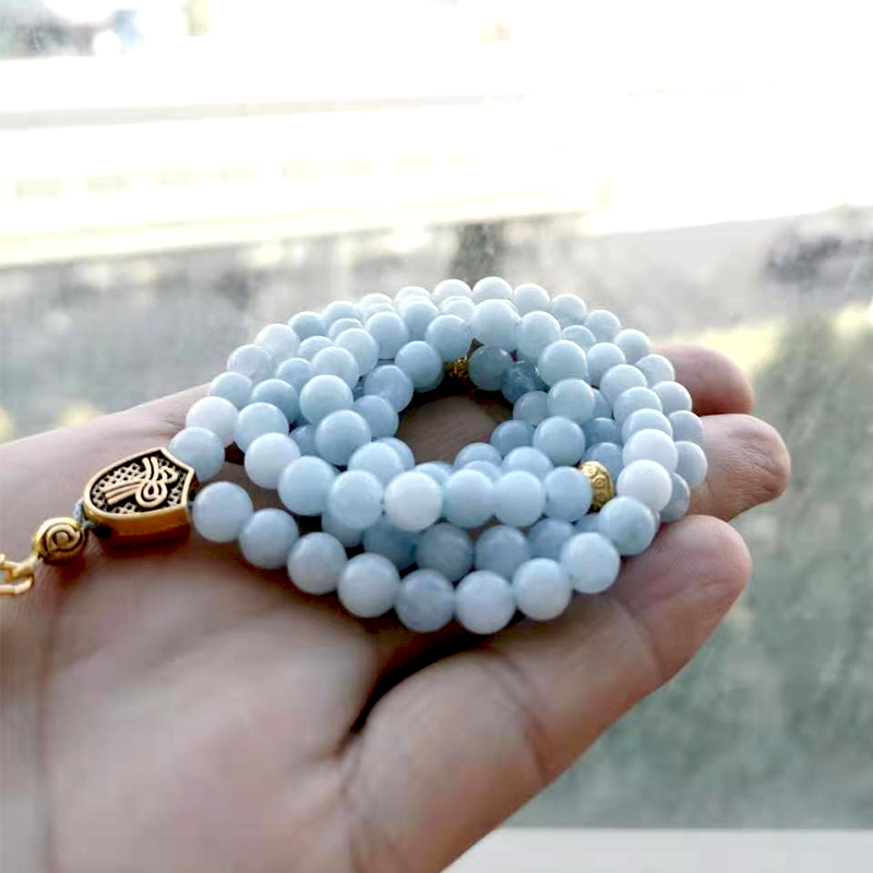 Tasbih naturalne akwamaryny ka – Men Accessories Hk recenzja i cena