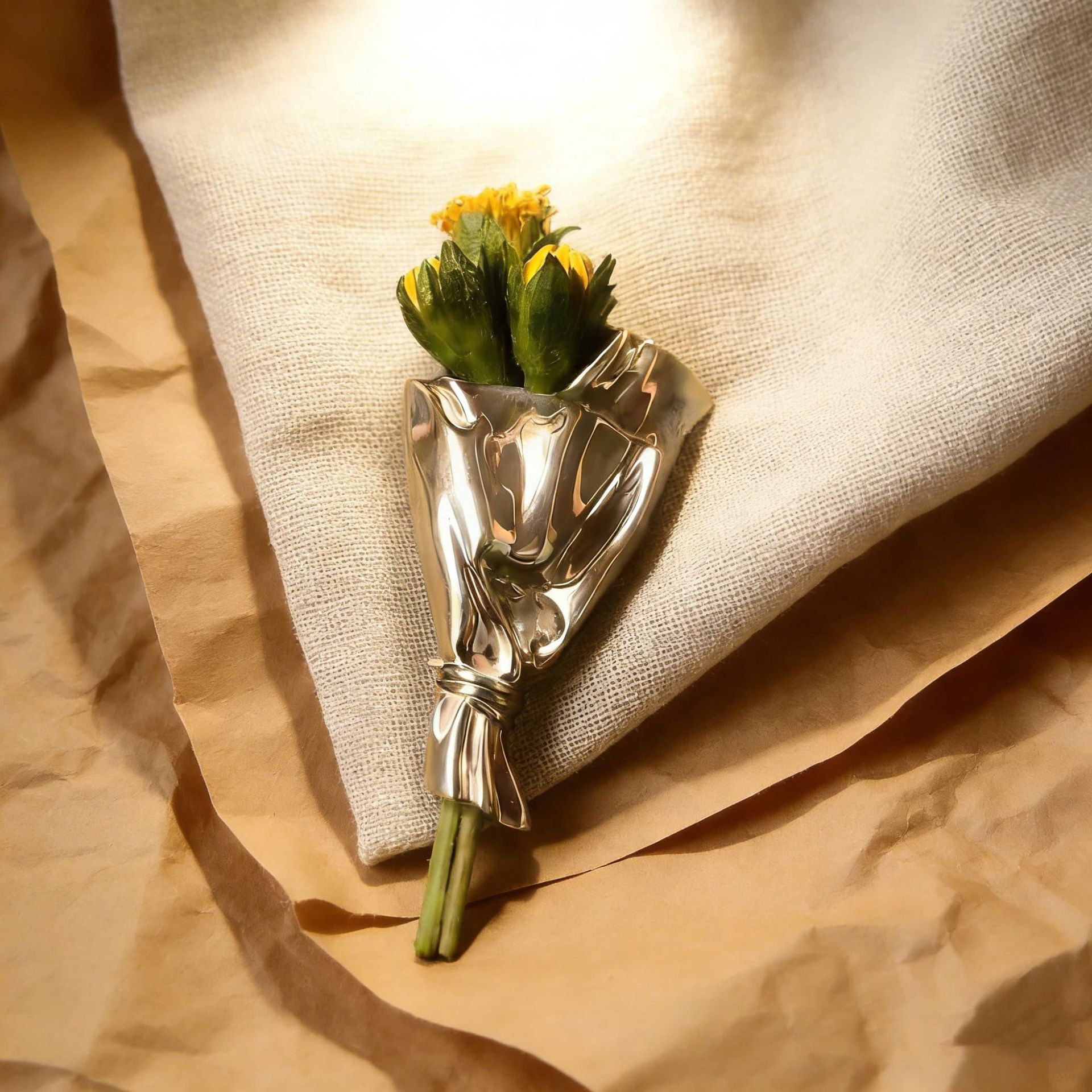 Kreatywna broszka DIY z kwiata – Men Accessories Bouquet recenzja i cena