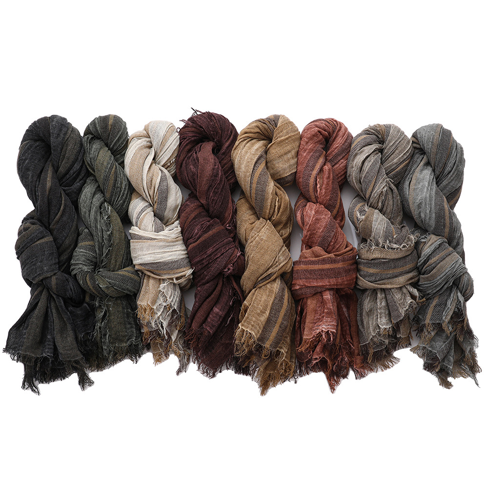 Szal w paski w stylu vintage,  – Men'S Accessories Vintage recenzja i cena