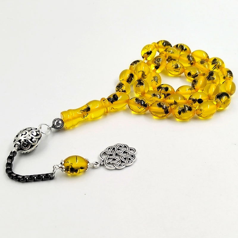 Tasbih men żółta żywica prawdz – Men Accessories Hk recenzja i cena