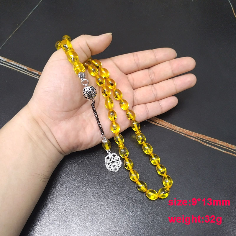 Tasbih men żółta żywica prawdz – Men Accessories Hk recenzja i cena