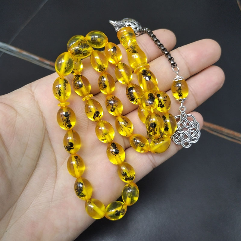 Tasbih men żółta żywica prawdz – Men Accessories Hk recenzja i cena