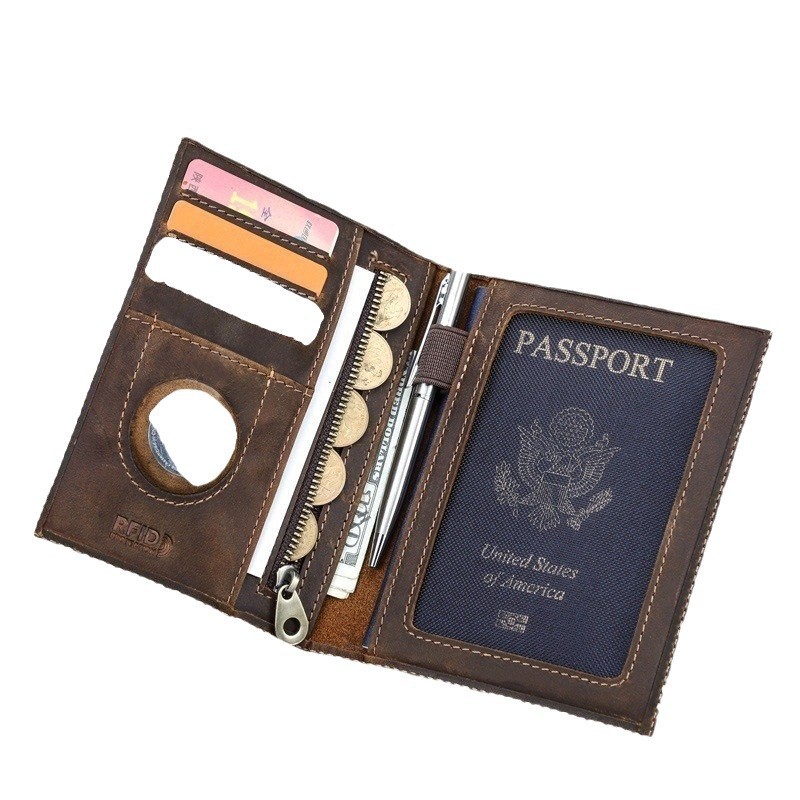 Własne logo Prawdziwa skóra Sm – Passport Wallet Rfid recenzja i cena