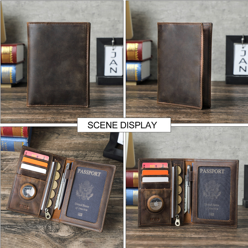 Własne logo Prawdziwa skóra Sm – Passport Wallet Rfid recenzja i cena